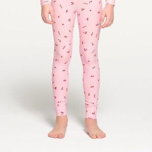 🍒SKIMS SOFT LOUNGE CHERRY BLOSSOM CHERRY PRINT SLEEP PANTS LEGGINGS 2T
